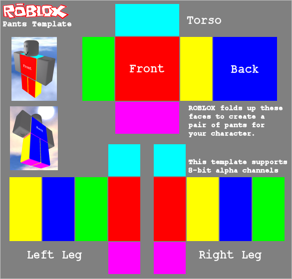 Blobbs30's Roblox Block How to make a shirtpants
