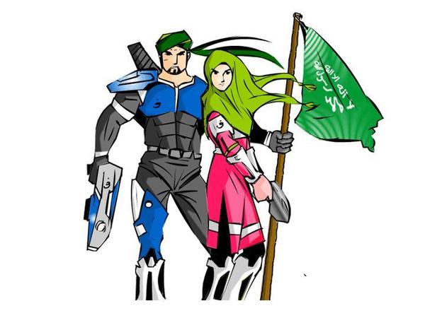 urapdiba: wallpaper muslimah kartun