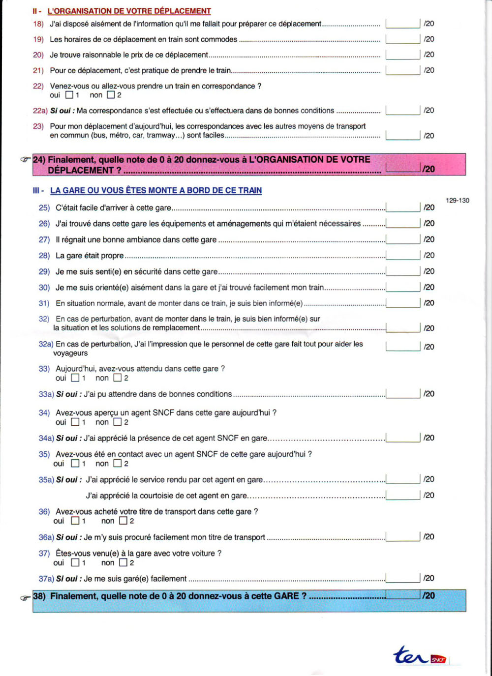 Questionnaire de satisfaction client - CRM