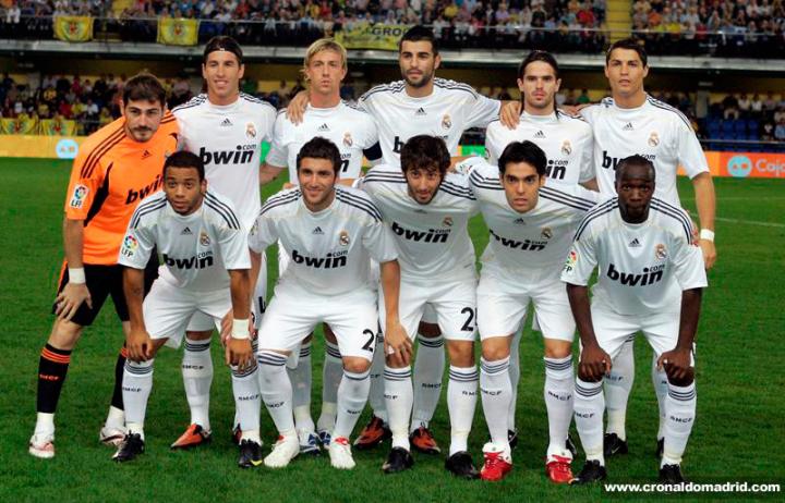 este es el equipo del real madrid mas adelante mas equipos