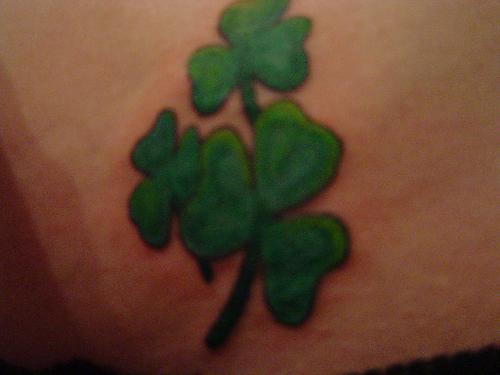 Irish Shamrock Tattoos Design Ideas and Trivia celtic tattoos shamrock (0)
