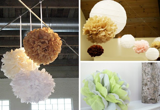Anyone planning to make some for their wedding tissue pom poms wedding Anyone planning to make some for their wedding tissue pom poms wedding