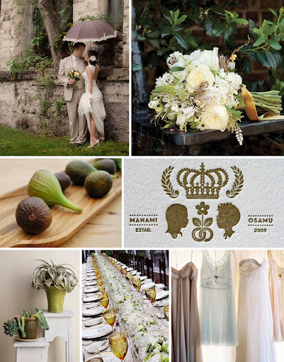 I love this color palette for a fall wedding inspired by a plate of figs