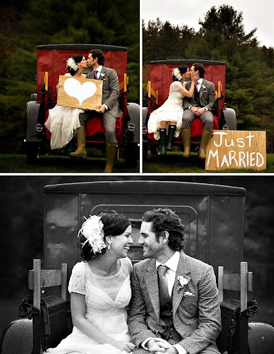 just married truck