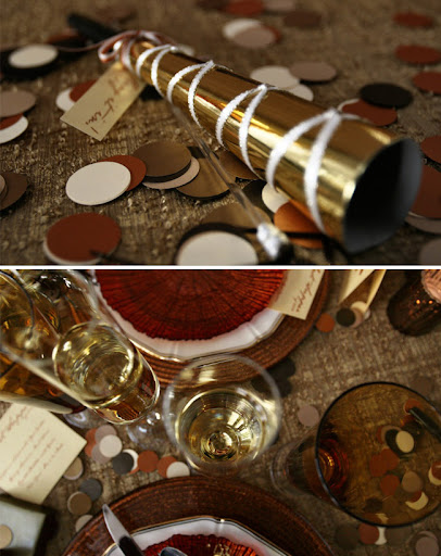 new years eve party tabletop