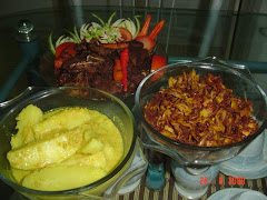 Kambing Hitam Manis, sambal jering, american potato steam