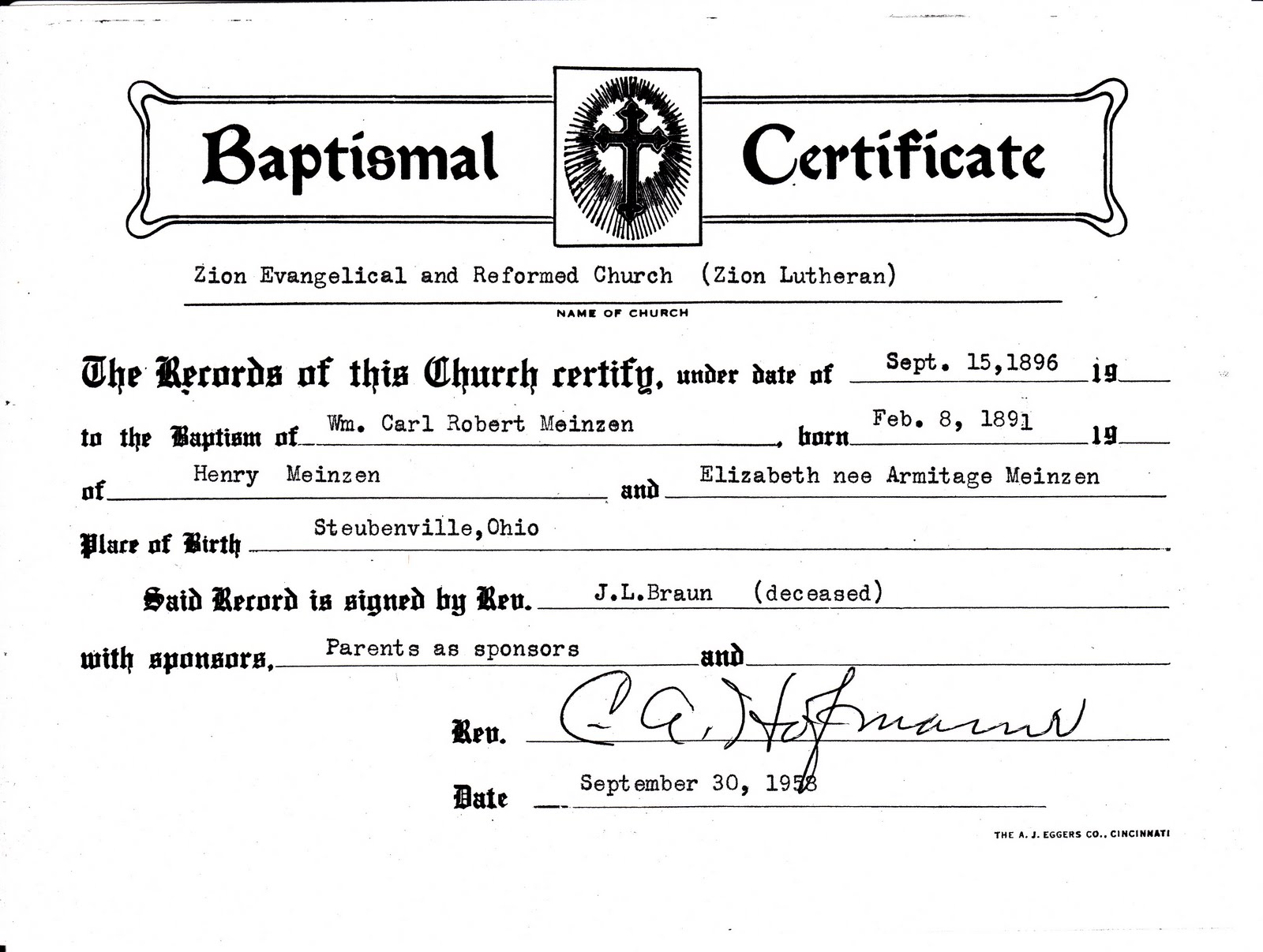 My Ancestors and Me Church Record or Civil Record Which Date to Use?