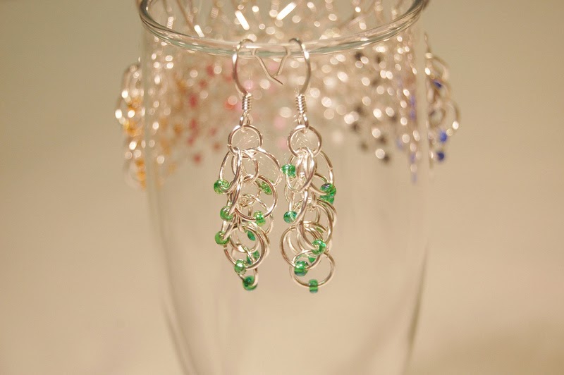 How to Make Easy Chain Maille Earrings Tutorials The Beading Gem's