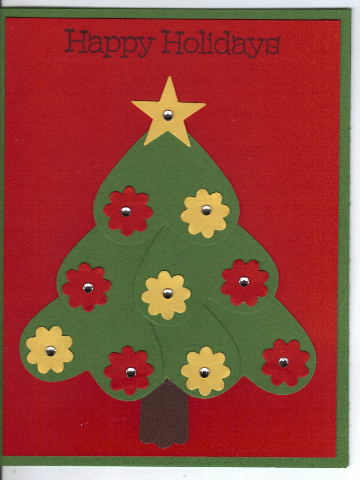 Tracy's Stamp Addiction Some Christmas Punch Cards