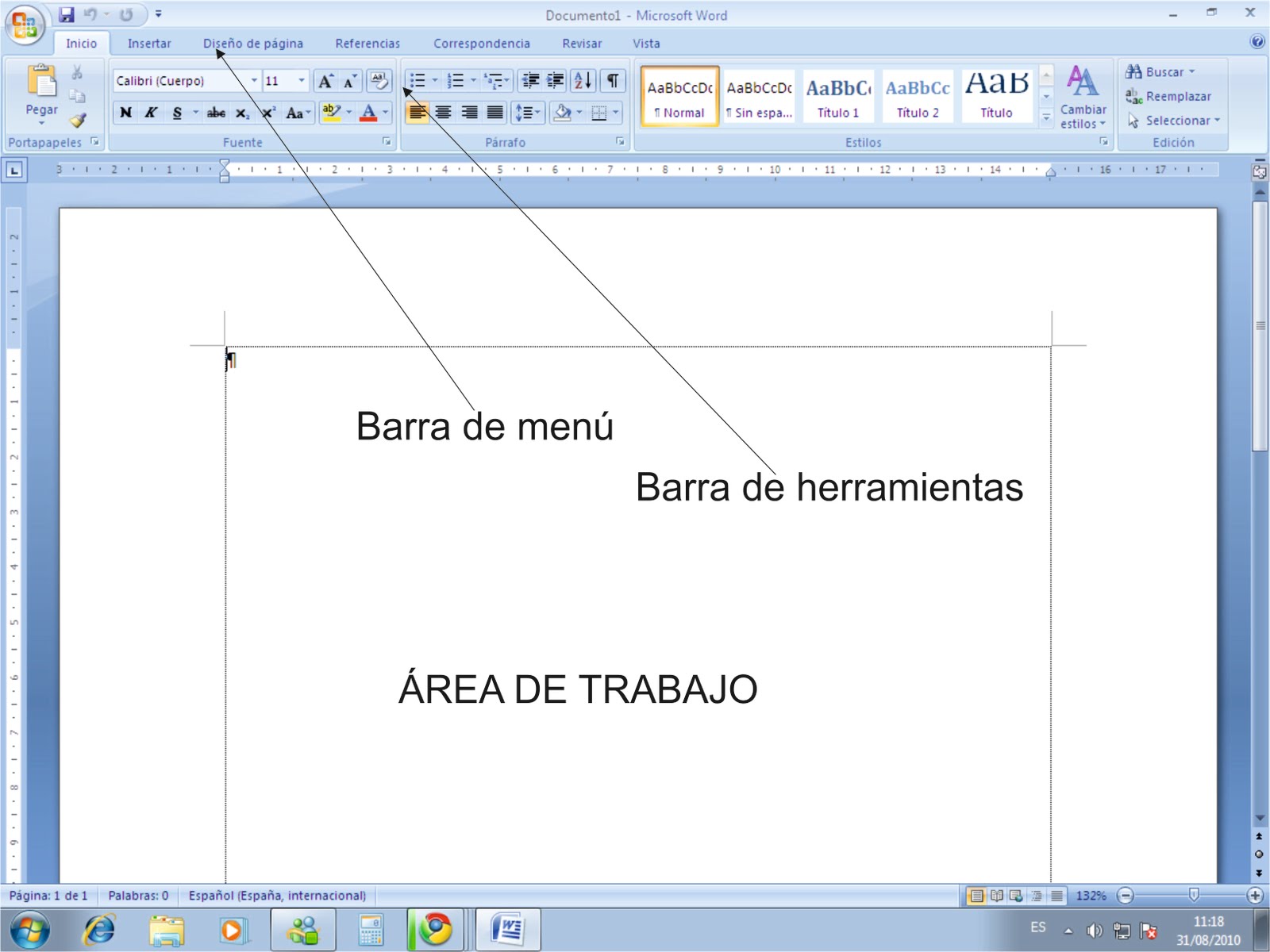 Ventana De Word