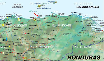 Mapa De Honduras Con Sus Municipios