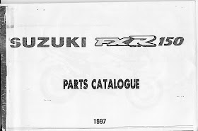 Suzuki fxr 150 parts manual