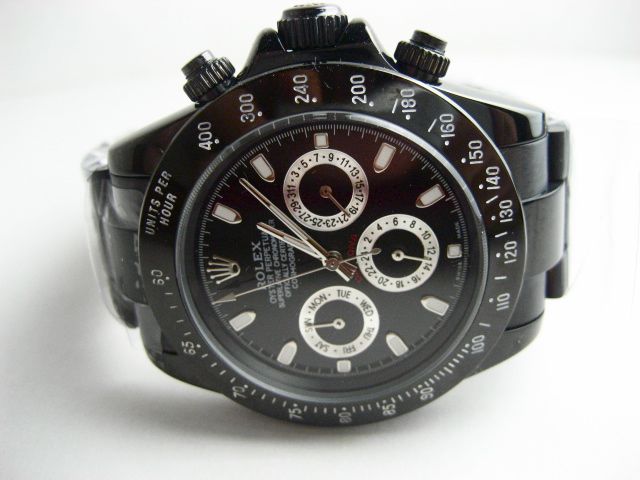JAM TANGAN ROLEX DAYTONA SERIES RP.335RB , WARNA HITAM RP.355RB Jam