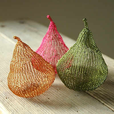 wire crochet sculptures