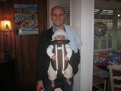 Josh loves the hands-free Baby Bjorn