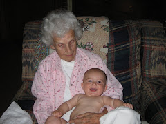 Jackson Loving his Great Grandmother Faye