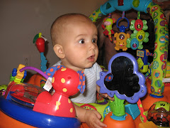 Jackson--In awe of the Exersaucer