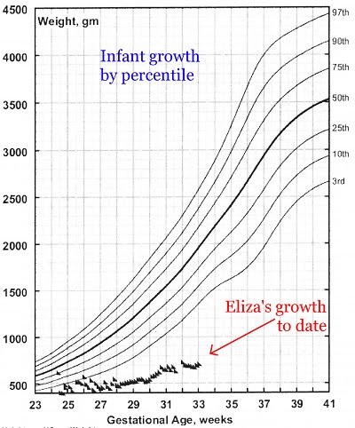 Micro Preemie Growth Chart