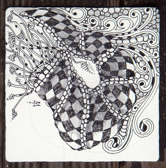 Zentangle Homage to a Gentle Rain