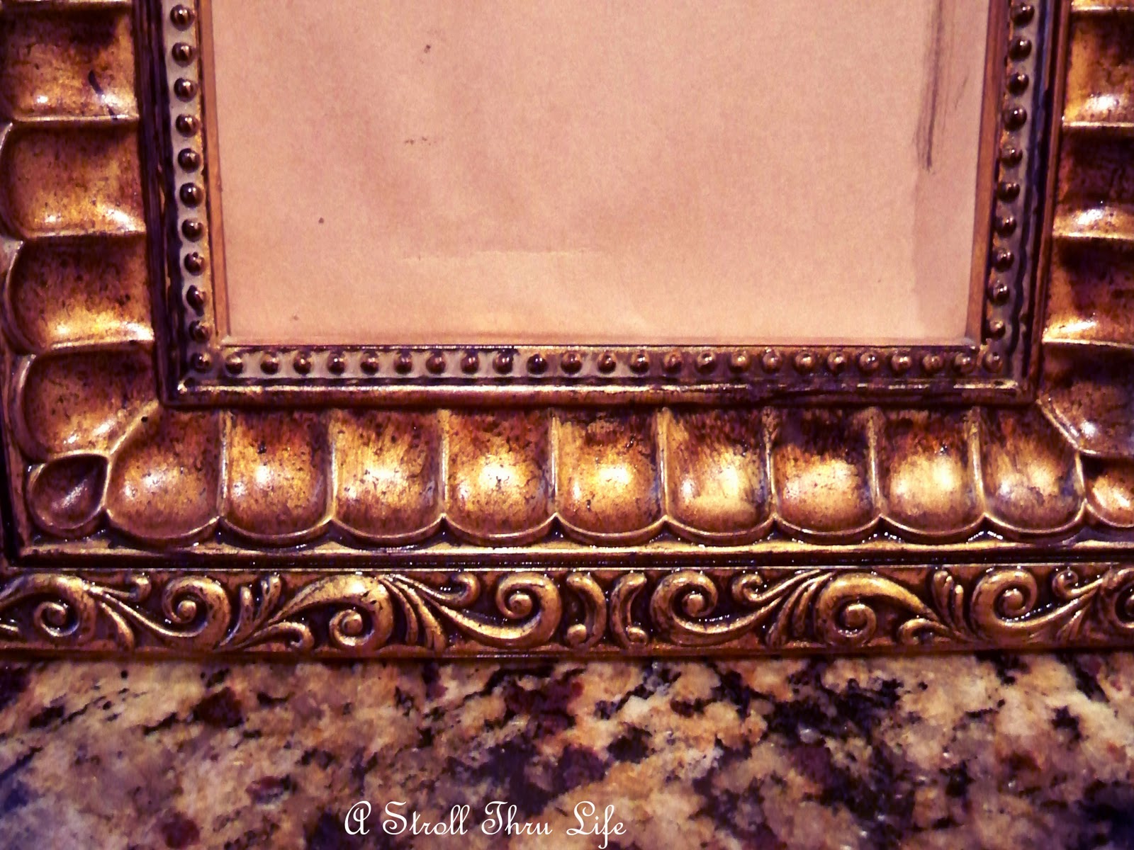 How to Age a Frame A Stroll Thru Life