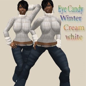Eye Candy Winter Cream White