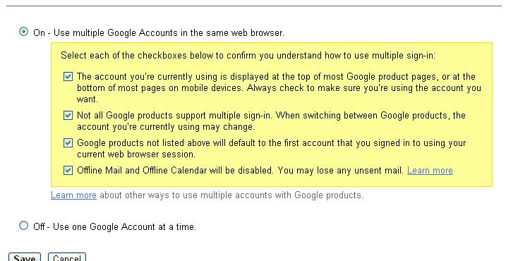 with another gmail id.