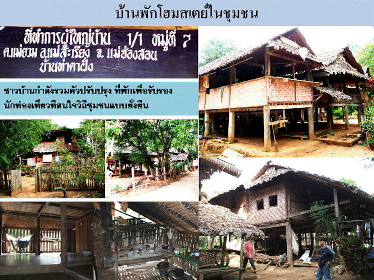 บ้านพักโฮมสเตย์ในชุมชน