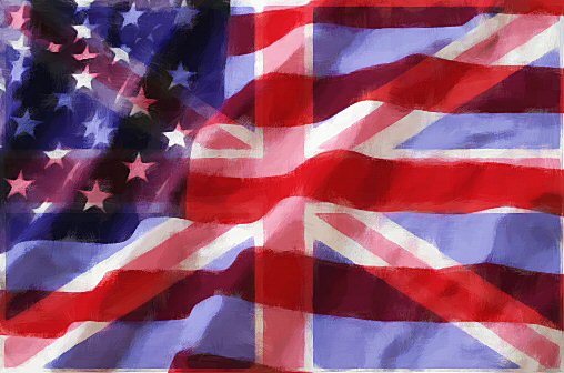 England Usa Flag