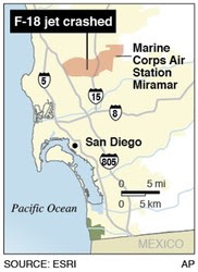  MIramar Crash Map