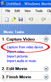 Click to capture from device
