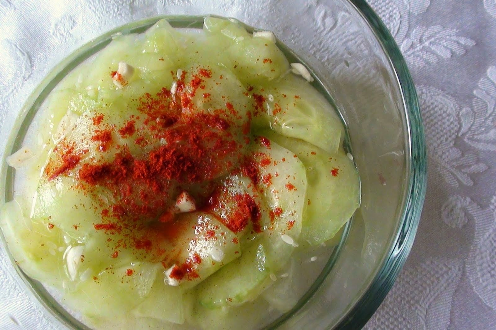 zsuzsa is in the kitchen CUCUMBER SALAD UBORKA SALÁTA
