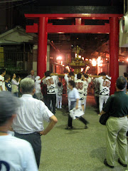 Tori Gate Exit from the Shinto Shrine
