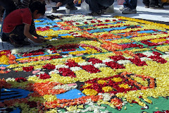 Making flower carpets
