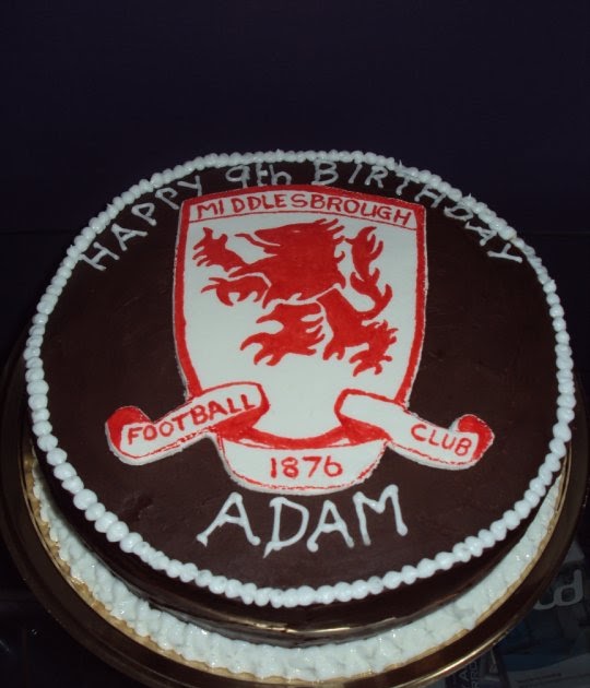 Celebration Cakes by Christine Middlesbrough Football Club Logo Cake