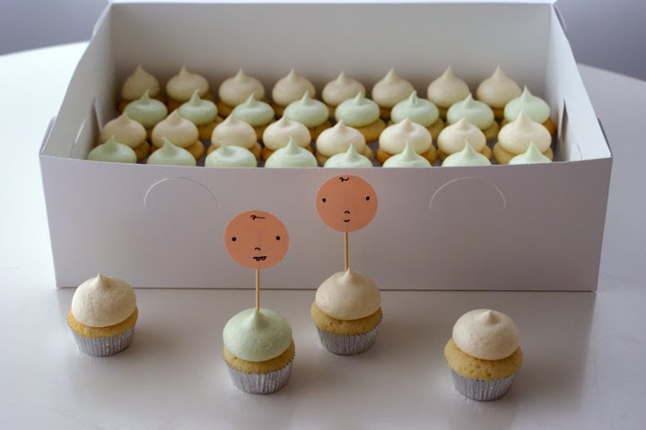 Coco Cake Land - Cakes Cupcakes Vancouver BC: Baby Shower Mini Cupcakes