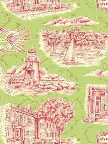 Pink Toile
