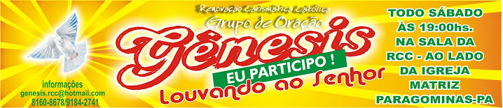 Grupo de Oração GÊNESIS da RCC de Paragominas/PA