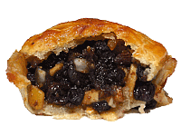color photo of a mince pie recreation from 1861 Mrs Beeton's Mince Pie recipe