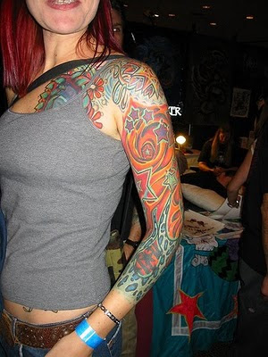 quarter sleeve tattoos for girls. Sleeve Tattoos For Girls