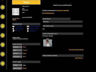 Black Default Myspace Layouts