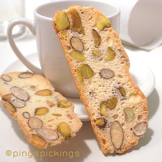 ping's pickings Egg White Biscotti