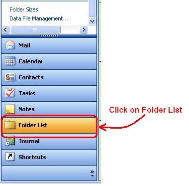 find public folders in outlook 2007