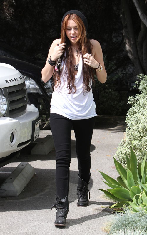 miley combat boots
