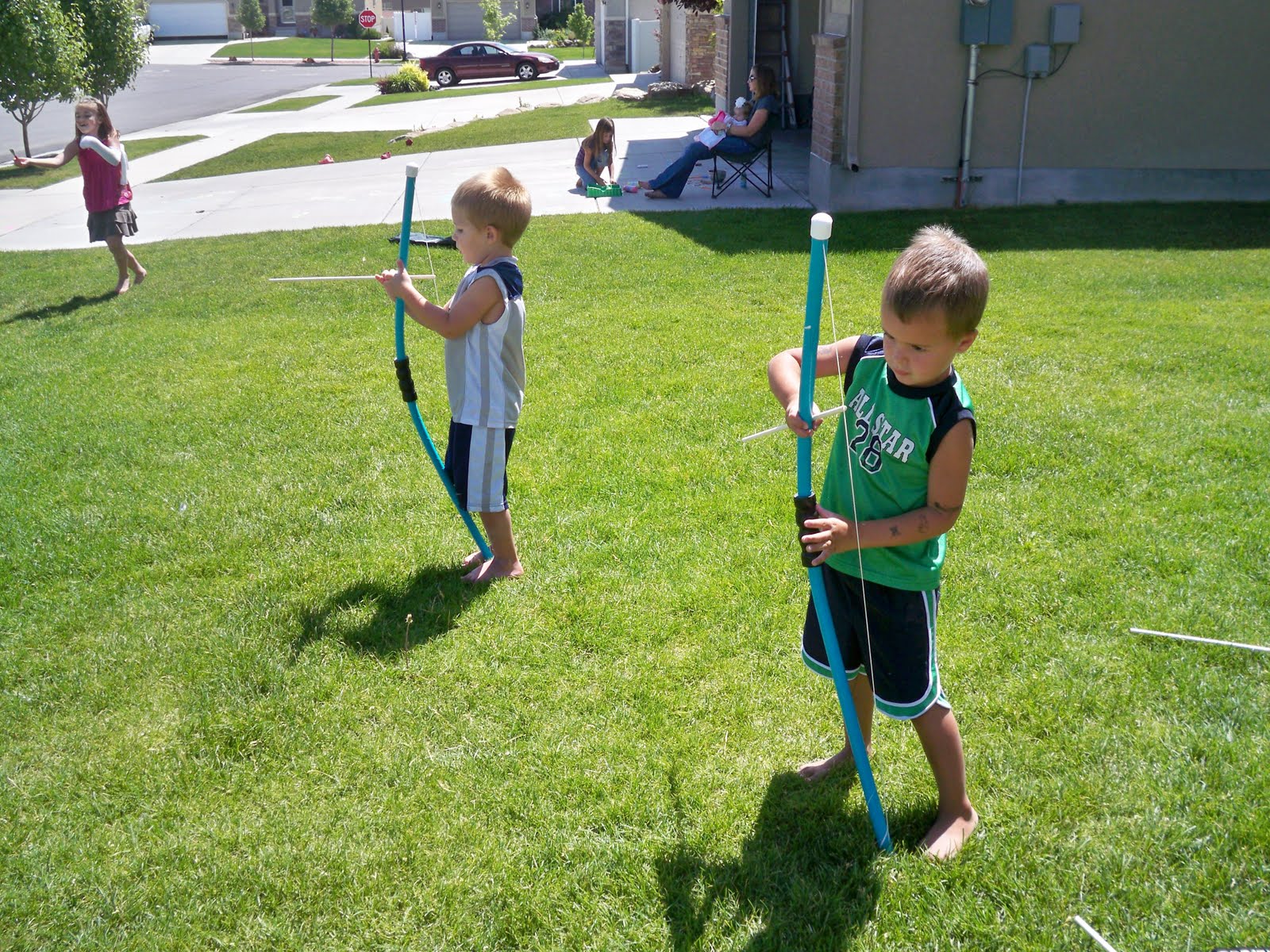 You Craft Me Up! PVC Pipe Bow and Arrows