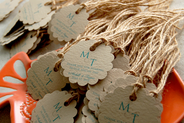 Wedding favor tags beach theme 150 That 39s how many of these little favor