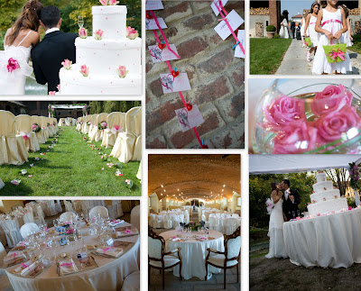 Wedding Theme on Wedding In Italy  Real Wedding  White  Pink And Green