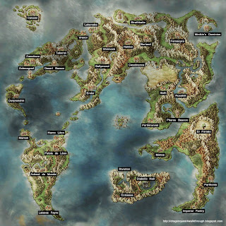 Dragon Quest 4 World Map