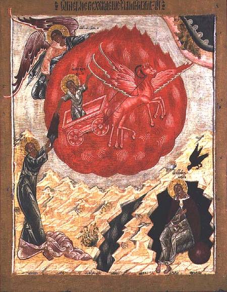 Prophet Elijah ascend into Heaven dans immagini sacre elias+main1
