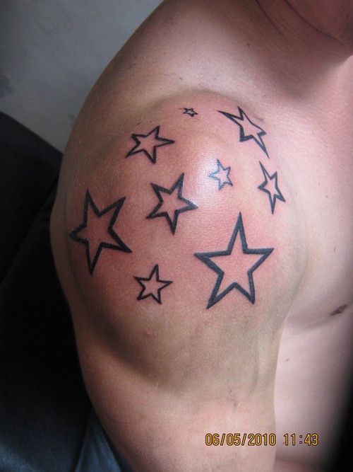 Stars Tattoos Shoulder Tattoos Stars Tattoos Shoulder Tattoos
