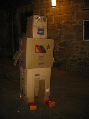 robot de carton
